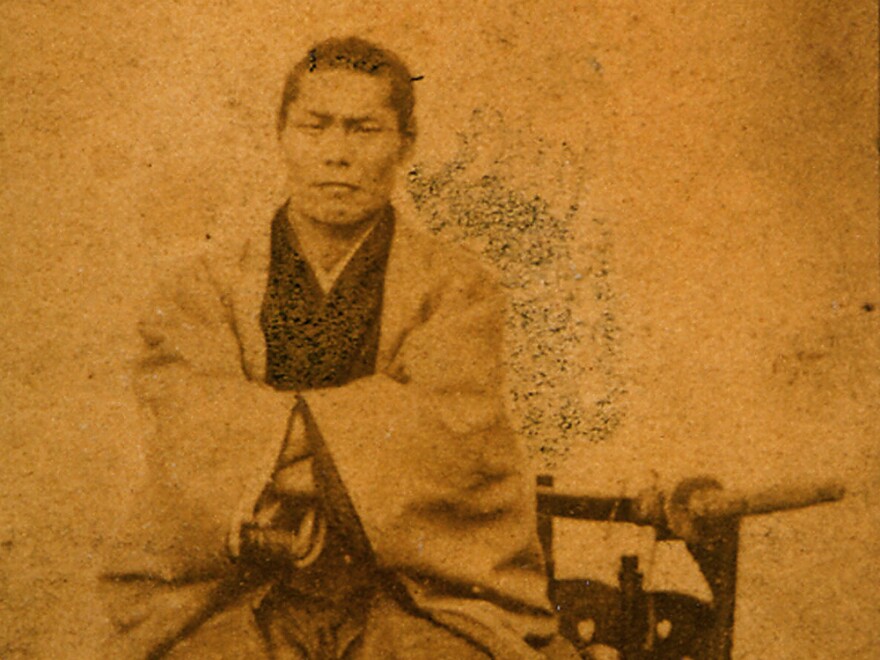 The Shinsengumi, the elite, young swordsmen of Japan's last shogun, are popular among Japan's history girls. Here is an 1868 picture of a commander of the Shinsengumi.