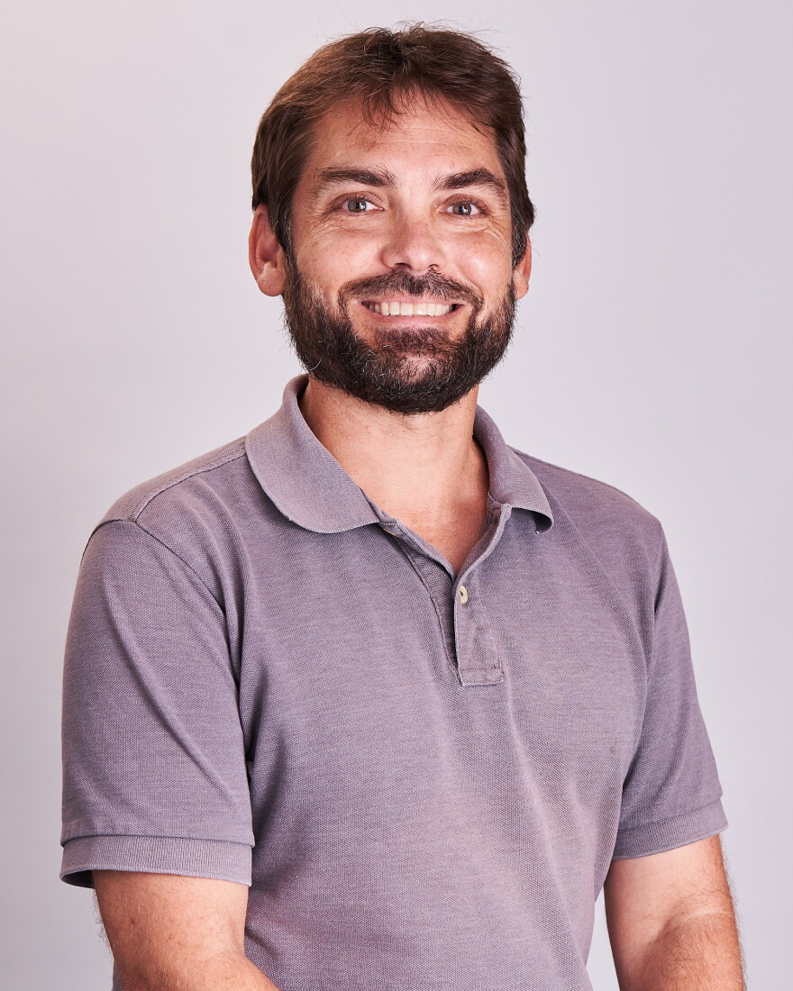 Augustana College geography professor Chris Strunk.