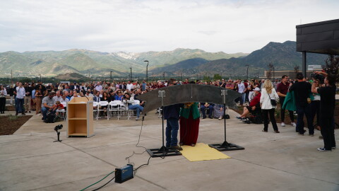 Mountainland Technical College, local government and school district leaders cut the ribbon on the college’s new Heber City campus Friday. But instead of using scissors, the officials took turns using a plasma cutter to break through a metal ribbon. The nontraditional ribbon-cutting has become a tradition as it represents one trade taught at the school.