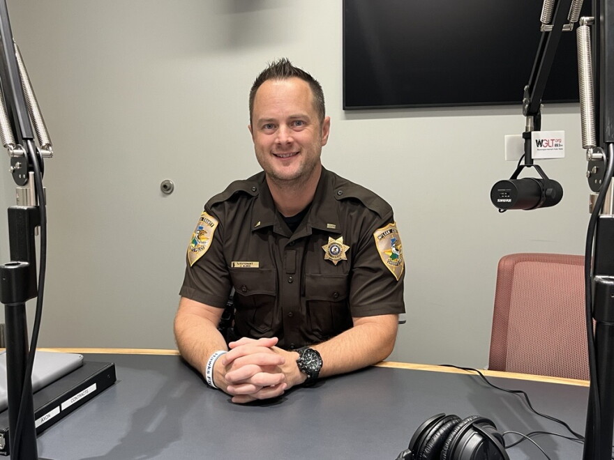 Sheriff's Lt. Jon Albee is likely to be the county's next top law enforcement officer. He's running unopposed in the November election to replace retiring Sheriff Matt Lane. Albee said a 10-year contract with the police technology company Axon is aimed at "future-proofing" the department in both patrol and jail operations.