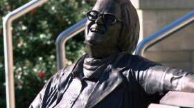 The statue is part of IU’s “Bicentennial Bridging the Visibility Gap” project.
