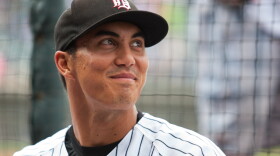Tyler Saladino plays for the Birmingham Barons, the AA affiliate of the Chicago White Sox.