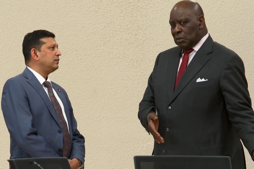 About 30 Indiana University professors said they want President Pamela Whitten, Provost Rahul Shrivastav and Board of Trustees Chair Quinn Buckner to "stand firmly for freedom of speech."