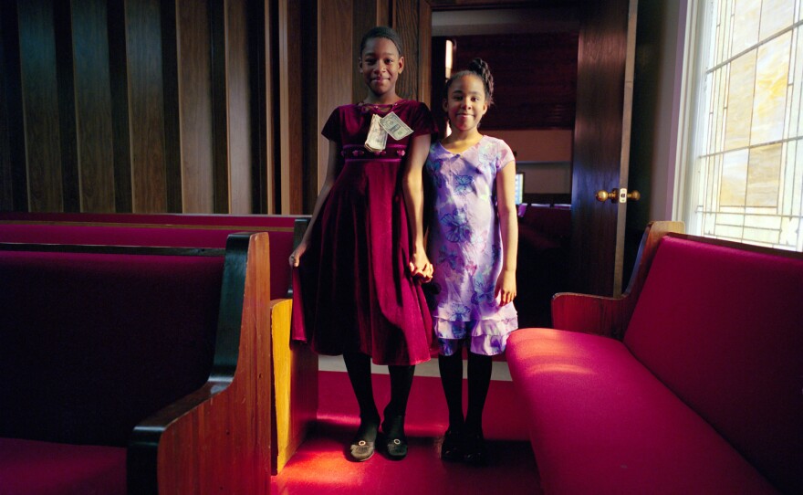 Birthday girls, Stewart Memorial Christian Methodist Church, Mobile.