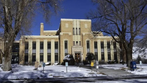 Chaffee County Courthouse, Salida, Colorado, on Feb. 17, 2023.