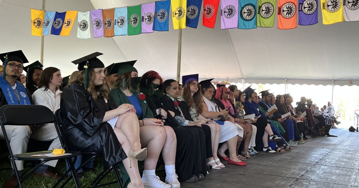 As closure approaches, Hampshire College celebrates one last spring commencement