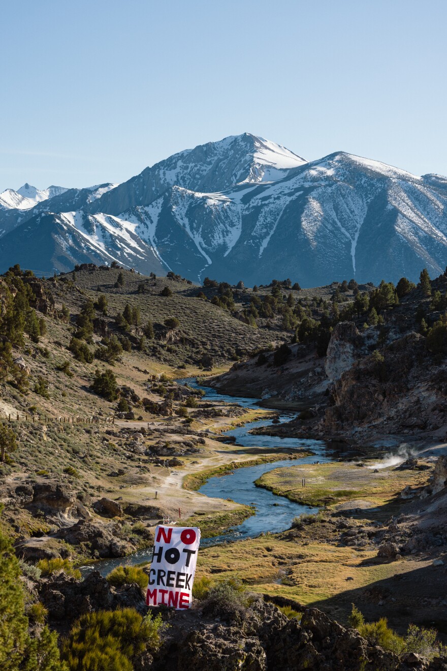 Hot Creek near Mammoth Lakes, CA
