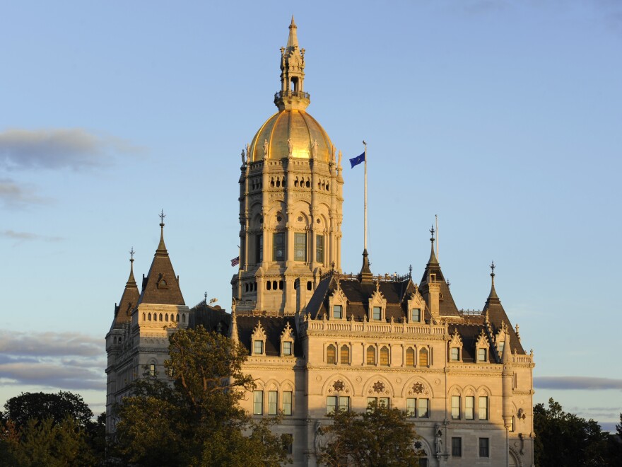 The Connecticut state Capitol building in Hartford.