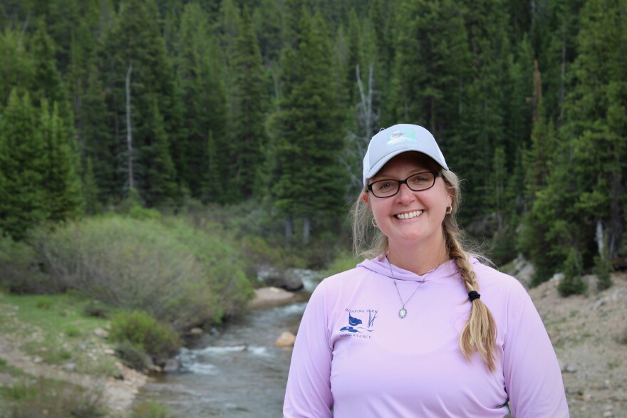 “You're either at the source of the drinking water supply, you're in the middle of the drinking water supply, or you're at the end of the tap,” said Christina Medved with the Roaring Fork Conservancy. Near the top of Independence Pass, rushing mountain streams make up the source of the water supply.