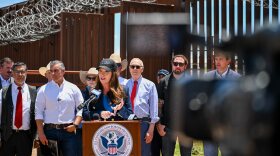 U.S. Secretary of Agriculture Brooke Rollins visits Douglas, Arizona ahead of a planned reopening of the border to cattle from Mexico.