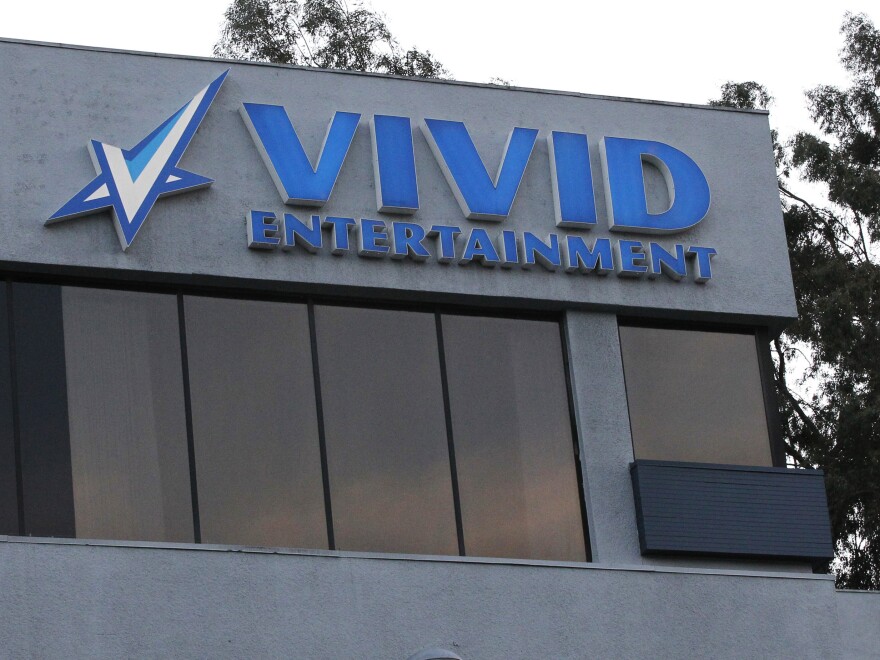 Adult film production company Vivid Entertainment Group has sued Los Angeles County over the condom measure.