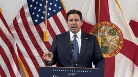 DeSantis unveils his new “Floridians First” budget proposal in downtown Orlando at the Dr. Phillips Center for the Performing Arts.