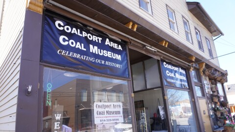 The Coalport Area Coal Museum is located at 825 Main Street in Coalport, Pa. in a former opera house building. 