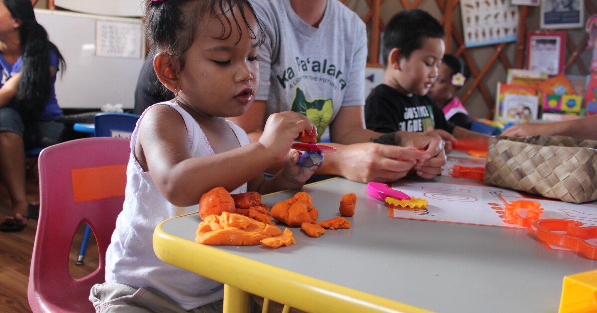 In Hawaii, A Traveling Preschool Serves The Homeless Hawai'i Public Radio