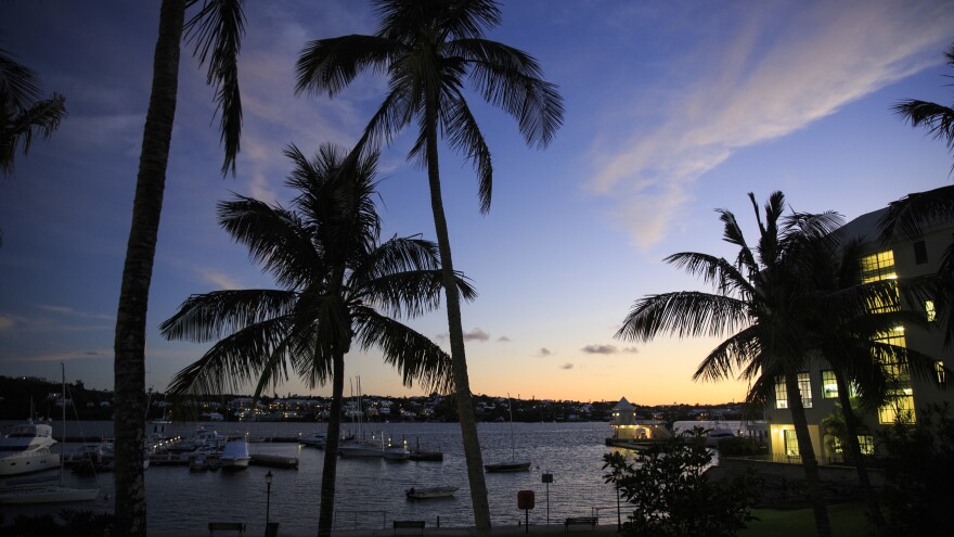 Hamilton Harbour in Hamilton, Bermuda, is seen in November. The island has reversed course on the legalization of same-sex marriage.