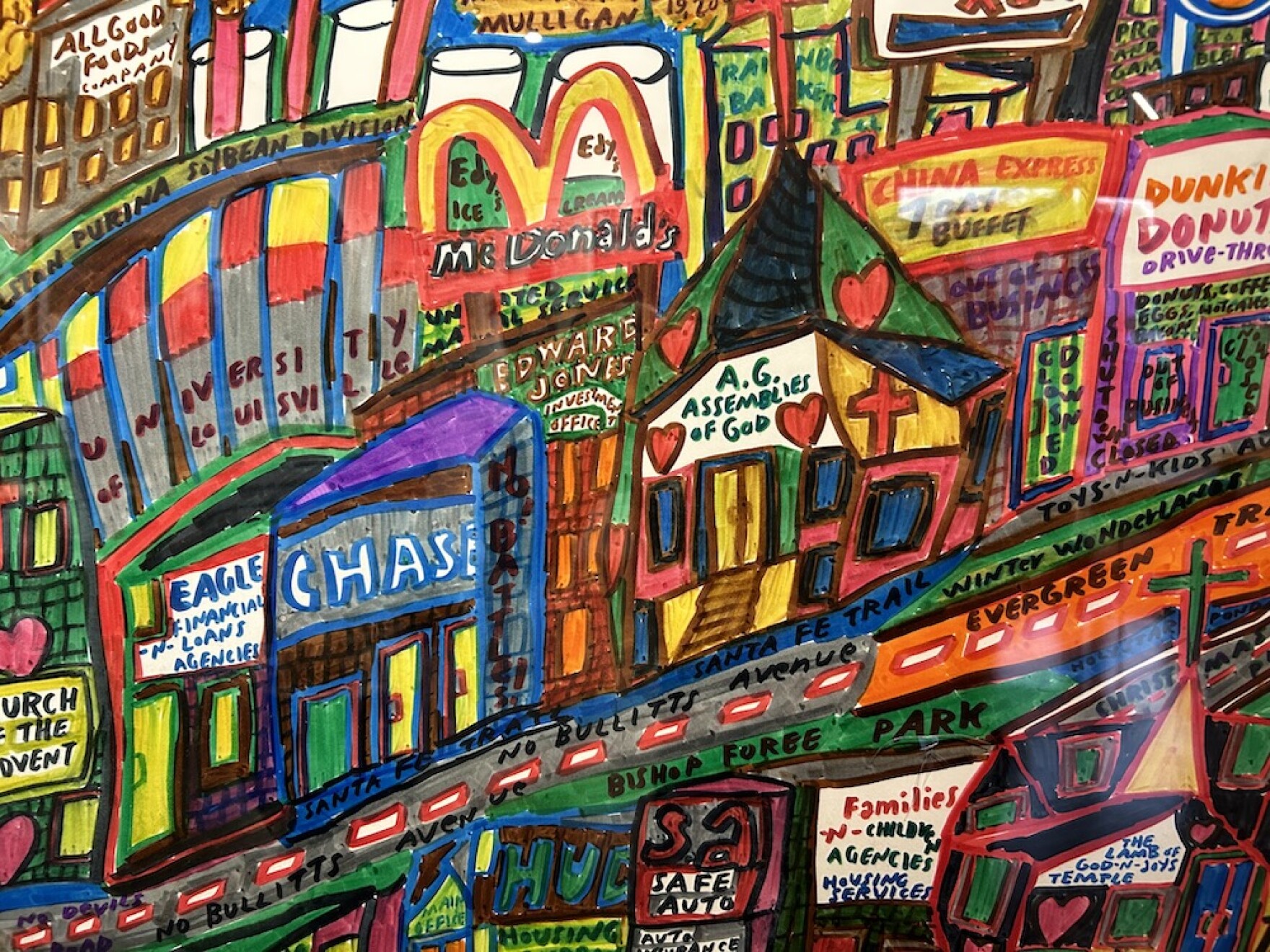Louisville artist's iconic streetscapes launch ‘Outsider’ Gallery