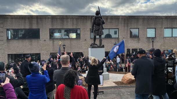 A monument honoring 70 Black soldiers from Franklin County who served in the U.S. Colored Troops during the Civil War is unveiled in Rocky Mount.