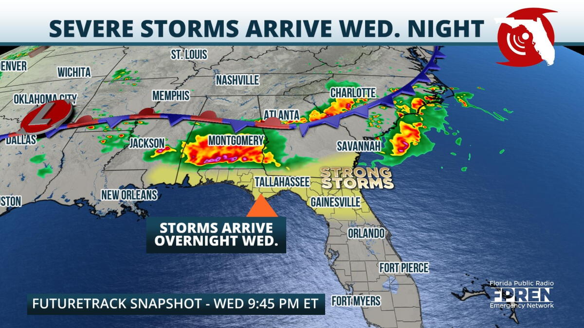 Storms bring wind, hail, tornado risk to Panhandle and North Florida - Vimarsana News