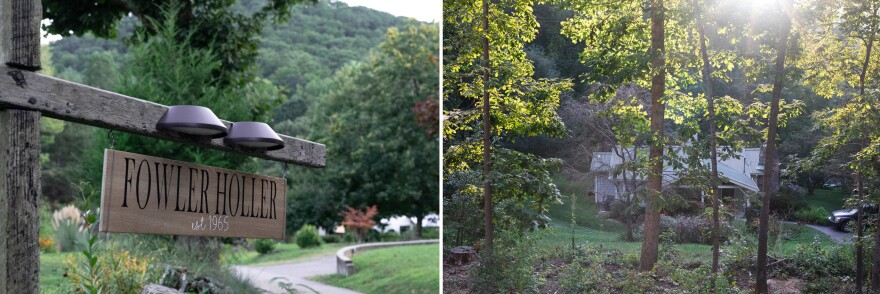 The sisters affectionately call their childhood family compound "the holler."