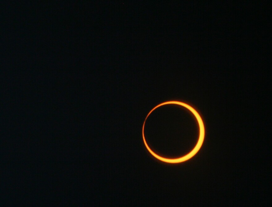 An annular “ring of fire” solar eclipse on May 20, 2012