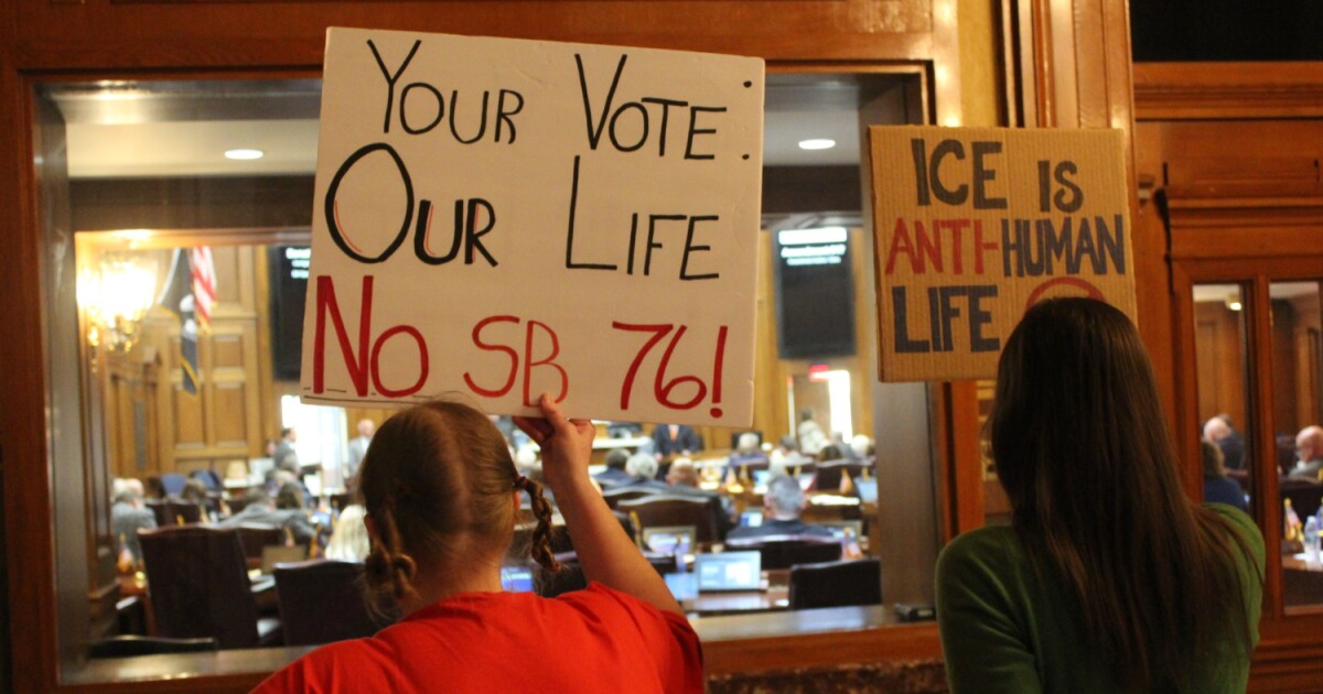 Immigration enforcement bill one step closer to Governor's desk