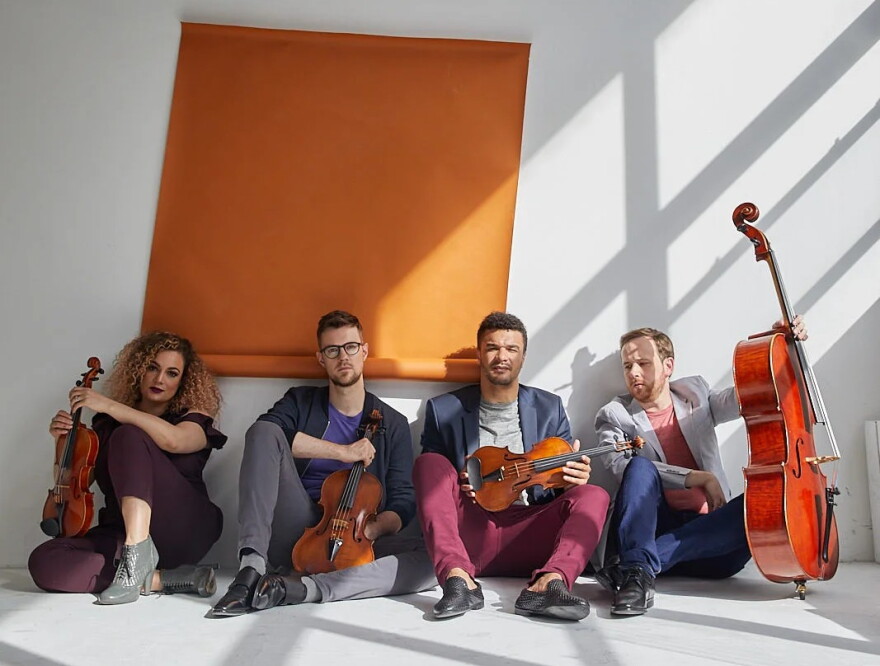 The members of PUBLIQuartet, featured this month for their new album Rhythm Nation