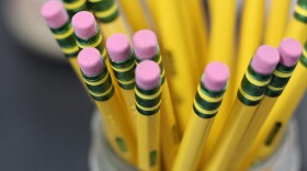 An elementary classroom is stocked with school supplies on Thursday, Aug. 6, 2026.