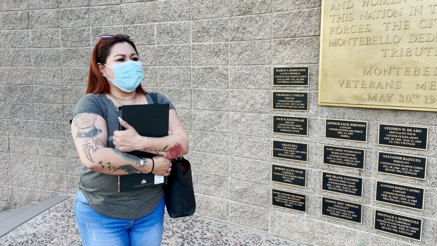 Lupita Garcia reflects on her son's death. 