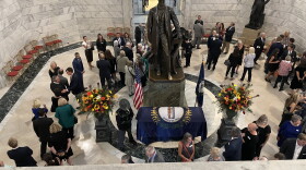 Former Kentucky Governor Brereton Jones Lying In State in the Capitol Rotunda
