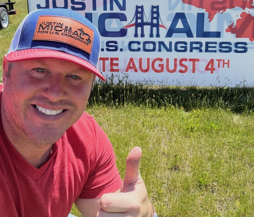 Republican Justin Michael is mounting a primary challenge to incumbent U.S. Rep. Jack Bergman in the 1st Congressional District. (Photo courtesy of the Justin Michal campaign)