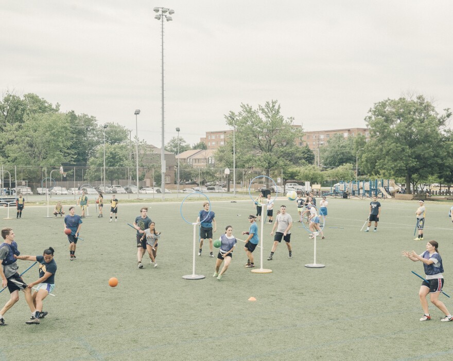 The Washington Admirals quidditch team prepares for the Major League Quidditch season, which begins this weekend.
