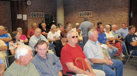 Mayfield and Graves County residents fill the council chambers before the board meeting.