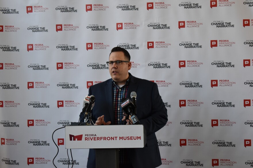 Jake Hamann, founder and Executive Director of the Peoria Innovation Alliance