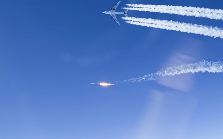 One of the Virgin Orbit LauncherOne launches.