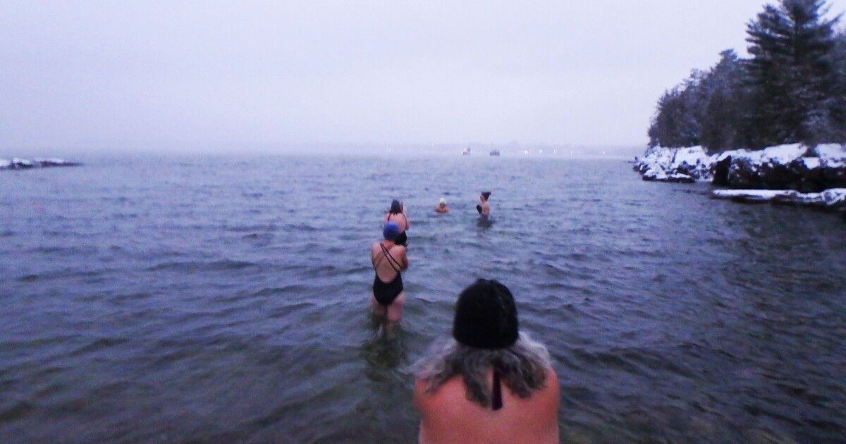 How dunking in the icy waters of Lake Champlain helps one woman grieving the loss of her husband How dunking in the icy waters of Lake Champlain helps one woman grieving the loss of her husband
