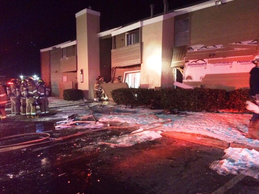 Explosion Damages East Tulsa Apartments