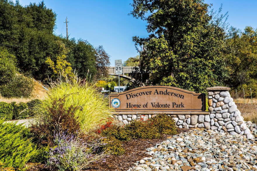 The City of Anderson, south of Redding.