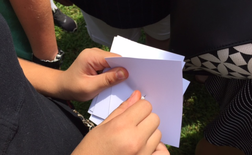 Scenes from an eclipse-watching party at Smith College.