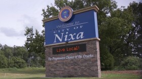 City of Nixa welcome sign