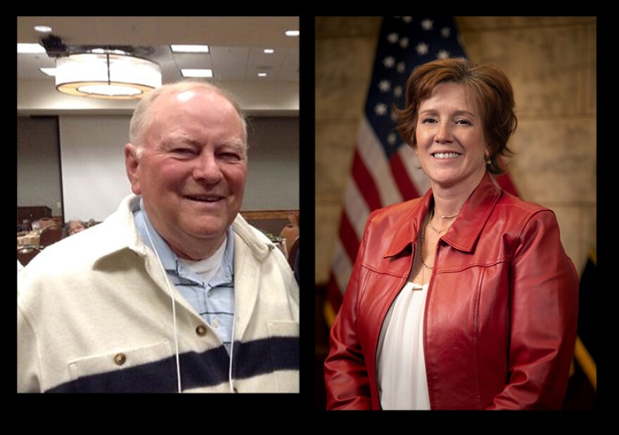 Ken Robinson (left), Tracy Jerman Houck