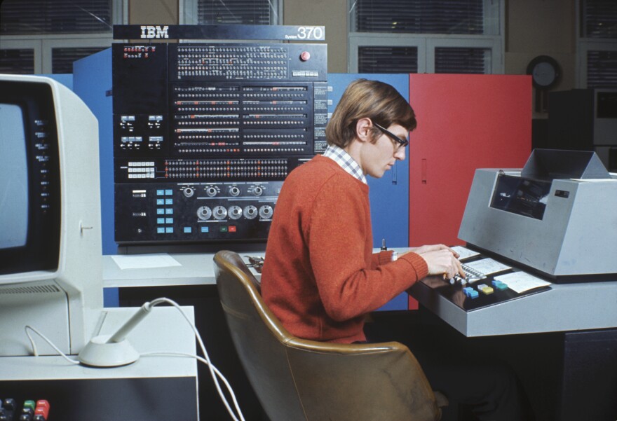 Before the introduction of the personal computer, mainframe computers were the norm. The IBM System/370 mainframe computer, introduced in 1970, was one of the first computers to include "virtual memory" technology.