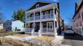 A home on Lincoln Ave. in Syracuse for people to stay in while lead abatement repairs are made on their homes.