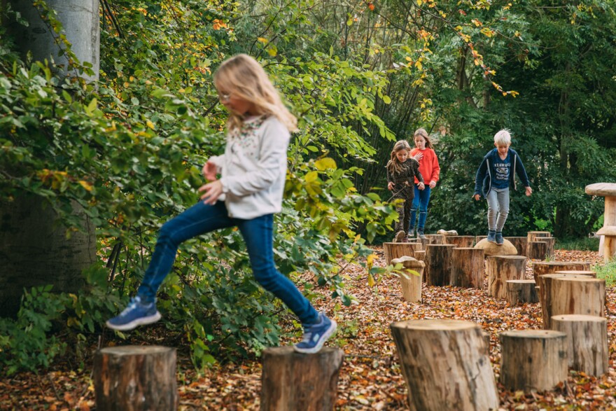 A natural playground in Helsingborg, Sweden. Design by Helle Nebelong.