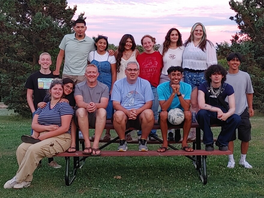 Jerry Skotleski and Michael Frounfelker, exchange managers through the American Exchange Project, welcomed eight students to Scranton July 10-17.