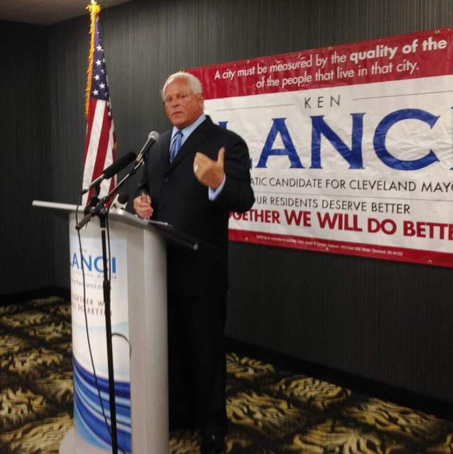 Ken Lanci announces Sept. 15 event. (Nick Castele / ideastream)