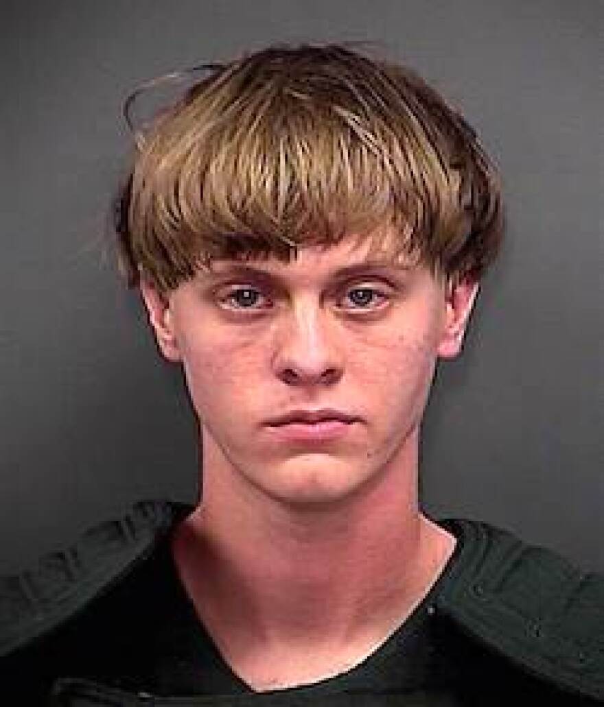 Mug shot of Roof taken by the Charleston County Sheriff's Office, June 18, 2015