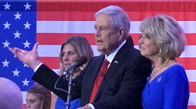 Republican U.S. Rep. Ralph Norman speaks at his Aug. 25 Republican special primary Senate runoff election watch party.