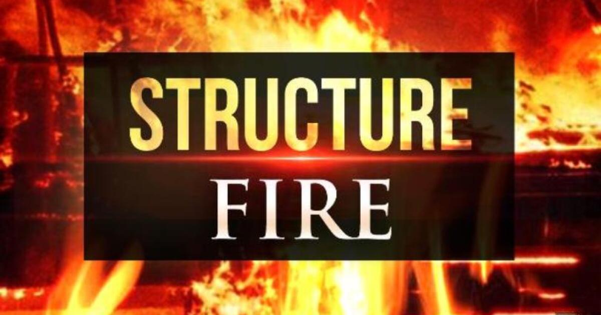 Negaunee Township firefighters battle flames at Superior Auto Parts