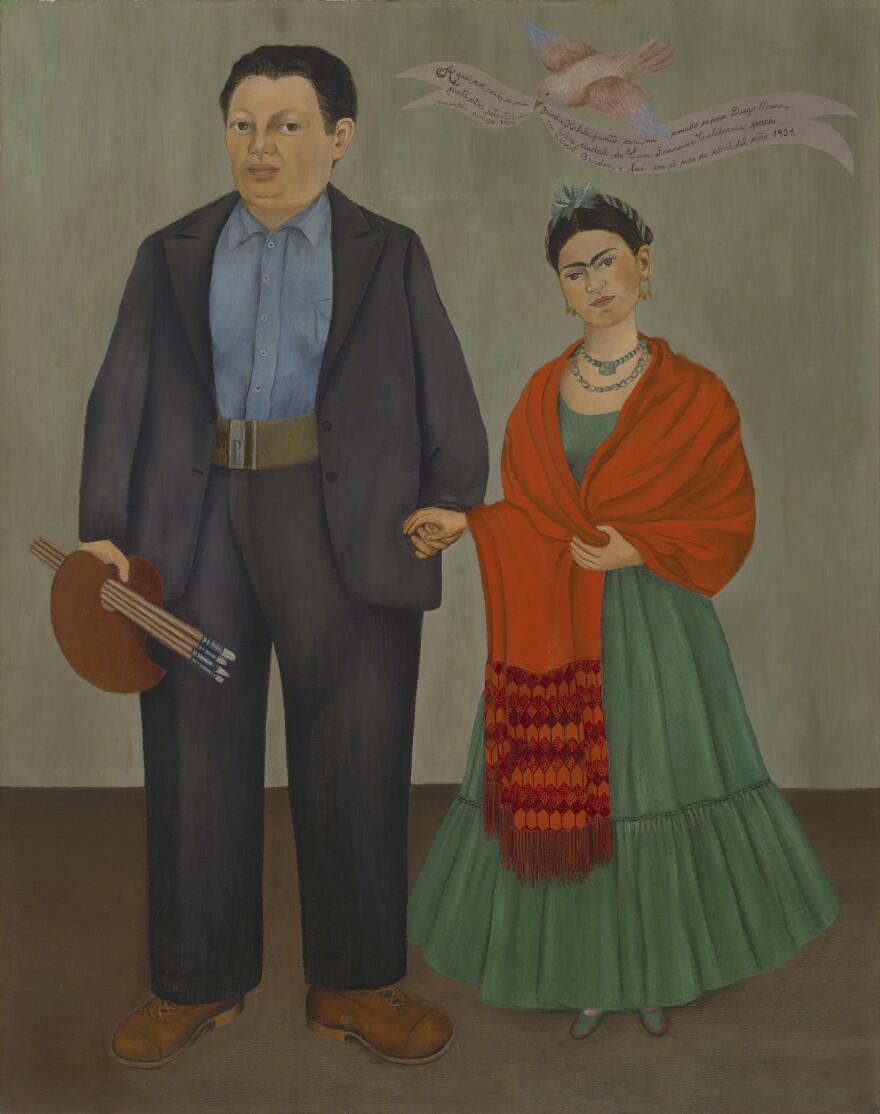 A new exhibit at the Detroit Institute of Arts displays nearly 70 works by Diego Rivera and Frida Kahlo.