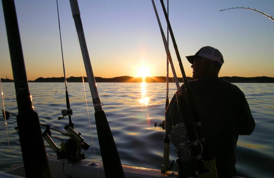  Salmon fishing on Lake Michigan near Grand Haven. (file photo)